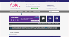 Desktop Screenshot of forum.astel.be