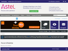 Tablet Screenshot of forum.astel.be